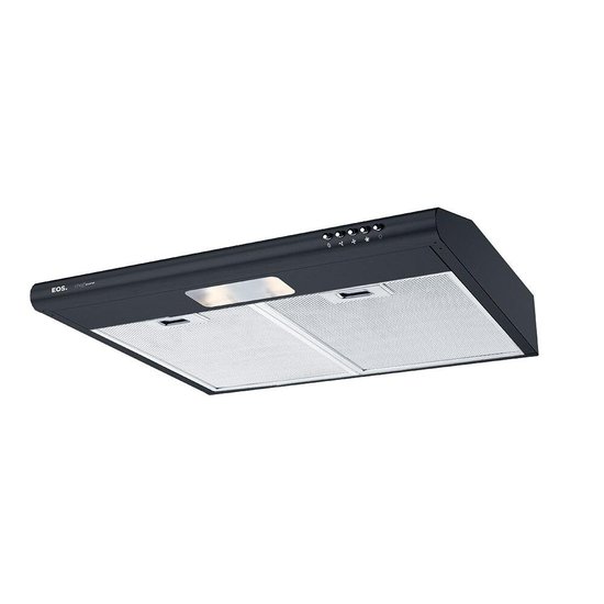 Depurador e Exaustor de Parede EOS 60cm Cheff Gourmet Slim Preto ECO60DP
