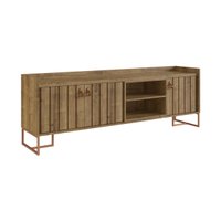 Rack TV até 60" com 3 Portas e Nichos Multimóveis CR45235 Woodmel