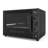 Forno Nardelli Elétrico Para Bancada Top 60 Litros Preto