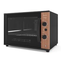 Forno Terim Elétrico Para Bancada Top 60 Collor 60 Litros Jatoba