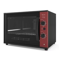 Forno Terim Elétrico P/ Bancada Top 60 Collor 60 Litros Vermelho