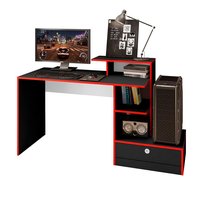 Escrivaninha Gamer com Gaveta Tech Preto