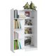 Estante c/ Gabinete Oculto Lock Branco - Art In Móveis