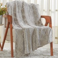 Manta King Brushed Microfibra Flannel 230x260 Camurça