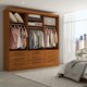 Guarda-Roupa Casal Fortaleza 3 Portas 9 Gavetas Cinamomo - Panorama Móveis