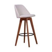 Banqueta Alta Giratória para Cozinha Bar Multimóveis CR20279 Off White Banqueta Alta Giratória para Cozinha Bar Multimóveis CR20279 Off White
