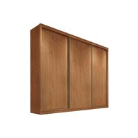 Guarda Roupa Solteiro 3 Portas e 8 Gavetas Sollo/Logan Cumaru - Novo Horizonte