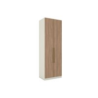 Modulado de Quarto Guarda Roupa c/ 2 Portas e 3 Gavetas MC03 Seletto Areia/Jequitibá - Henn