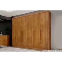 Guarda Roupa Casal 6 Portas e 6 Gavetas Bragaça/Coimbra Cumaru - Novo Horizonte