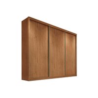 Guarda Roupa Casal 3 Portas de Correr e 6 Gavetas Arezzo/Medelim Plus Cumaru - Novo Horizonte