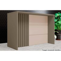 Bancada Ilha Cozinha  Gourmet Connect Duna/Cristal - Henn