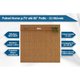 Painel Home p/TV até 85 Polegadas Pratic Ripado c/ Prateleira 250x240cm Freijo - DJ Móveis
