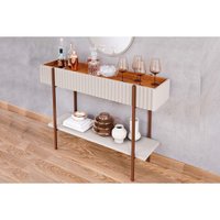 Aparador de Sala Jantar Aparador Cimol Lira 1 Prateleira Cinamomo/Off White - Cimol
