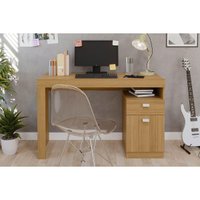 Mesa de Computador Melissa c/ 1 Porta e 1 Gaveta Nature - Permóbili