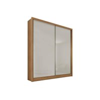 Guarda Roupa Solteiro 2 Portas de Correr e 3 Gavetas Virtus/Toledo Cumaru/Fendi - Novo Horizonte