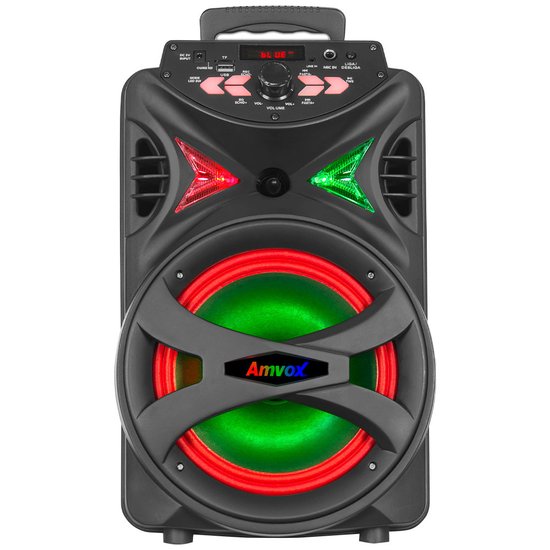 Caixa de Som Amplificada 255 Hit Bluetooth 250W RMS Amvox