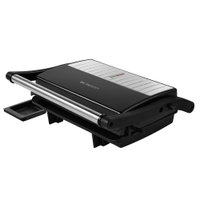 Grill Elétrico com Coletor de Gordura 220v Preto/Inox - Be Smart