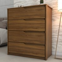Cômoda Arabella 4 Gavetas Marrom - Panorama Móveis