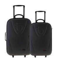 Conjunto de Malas Tonin Linha Retrô (P + M) Preto