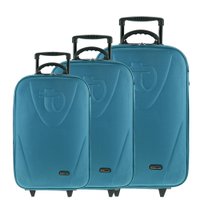 Conjunto de Malas Tonin Linha Retrô (P + M + G) Oceano