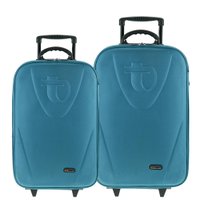 Conjunto de Malas Tonin Linha Retrô (P + M) Oceano
