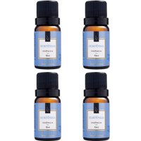 Kit de 4 Essências Perfumadas para Aromatizador Elétrico 10ml Via Aroma Hortência