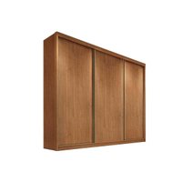 Guarda Roupa Solteiro 3 Portas e 4 Gavetas Sollo/Logan Cumaru - Novo Horizonte