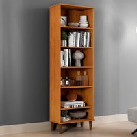 Armário Multiuso Manaus 5 Prateleiras Nature - Panorama Móveis