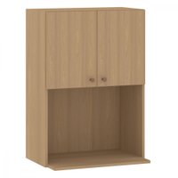Armário Aéreo Com 2 Portas 60cm Com Nicho para Microondas Classic Luciane Freijo
