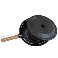 Fritadeira com Tampa e Cesto Frigideira 2,7L Esmaltada Panel Fritadeira com Tampa e Cesto Frigideira 2,7L Esmaltada Panel