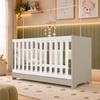 Berço 3 em 1 para Colchão 60x130cm Pipoca Multimóveis BB0527