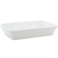 Refratária de Porcelana Branca Linea Lyor 26x17x5cm Prato Tr
