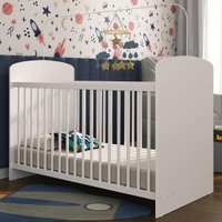 Berço com Colchão Incluso Sonho Multimóveis BB0515C Branco