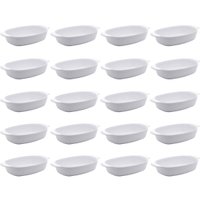 Kit 20 Travessas de Melamina para Restaurantes 23cm Milão Ly