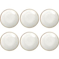 Conjunto 6 Pratos de Sobremesa Porcelana Tramontina 21cm Rús