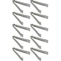 Kit 10 Pegadores de Gelo Frios Frutas Aço Inox Lyor 14cm Mul