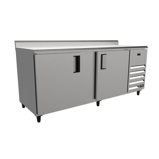 Balcão de Encosto Refrigerado Venâncio 2m 220V Liso Espelhado VCFRH20-33145