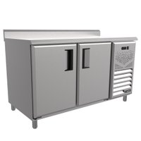 Balcão Refrigerados Venâncio 150cm Linha Prime Exterior Inox Interior Aluzinco Tampo Liso 220V PCFRH15-41340