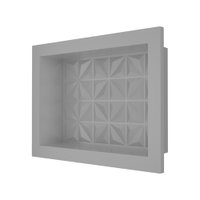 Nicho De Embutir Para Banheiro Texturizado Astra Nft3045 30X45 Cinza