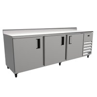 Balcão Congelados Venâncio 250cm Exterior Inox Interior Aluzinco Tampo Liso Espelhado 127V VCCH25-42243