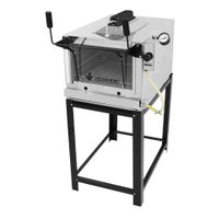 Forno Lastro a Gás Natural Venâncio Roma 80 com Infravermelho Interior Aço Galvanizado Exterior Inox FIRIV80-23698