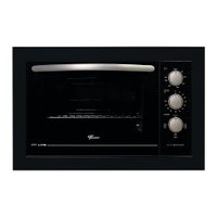 Forno Elétrico De Embutir Fischer Fit Line 48L Preto 127V