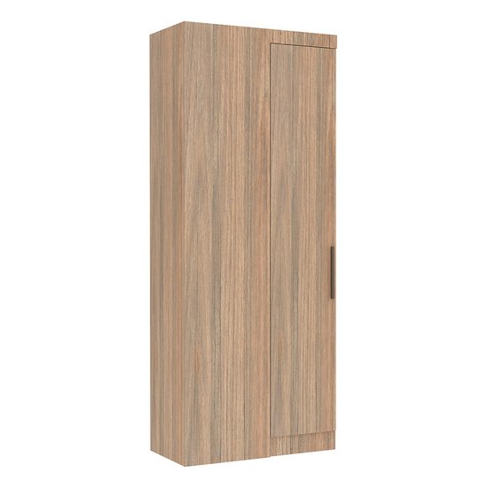 Guarda Roupa Modulado Canto Reto 1 Porta 86,50cm Slim Luciane Móveis Jequitibá