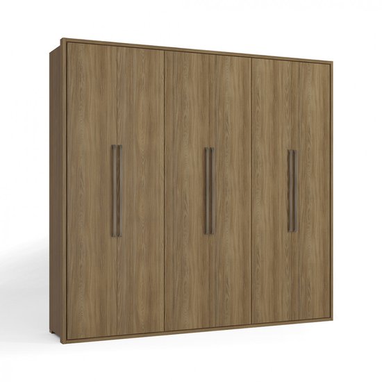 Guarda Roupa Kappesberg 6 Portas e 4 Gavetas Nogueira