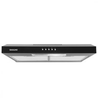 Depurador de Ar Preto Suggar Slim 4 Bocas 60 cm