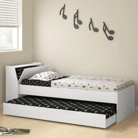 Cama Ditália Móveis Solteiro Bicama BB-28 Diamond
