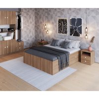 Cama Box Casal Queen Organizadora Com 4 Portas Tokio Art In Moveis Montana