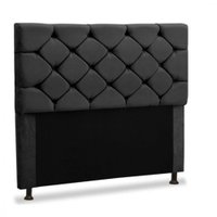Cabeceira Js Caribe 140 cm 1701 Para Cama Box Chumbo