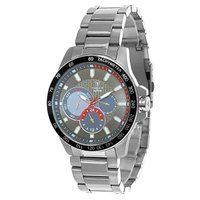 Relógio Masculino Tuguir Analógico Infinity 6116J Prata e Preto