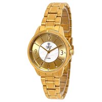 Relógio Feminino Tuguir Analógico Infinity 3114A Dourado